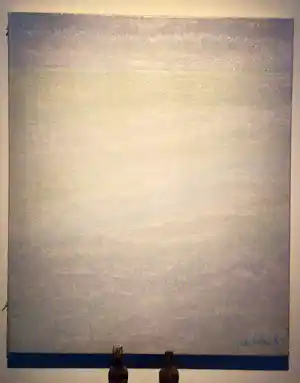 Rudi Polder - Prachtig, abstract werk, zeegezicht verkauft für € 80!