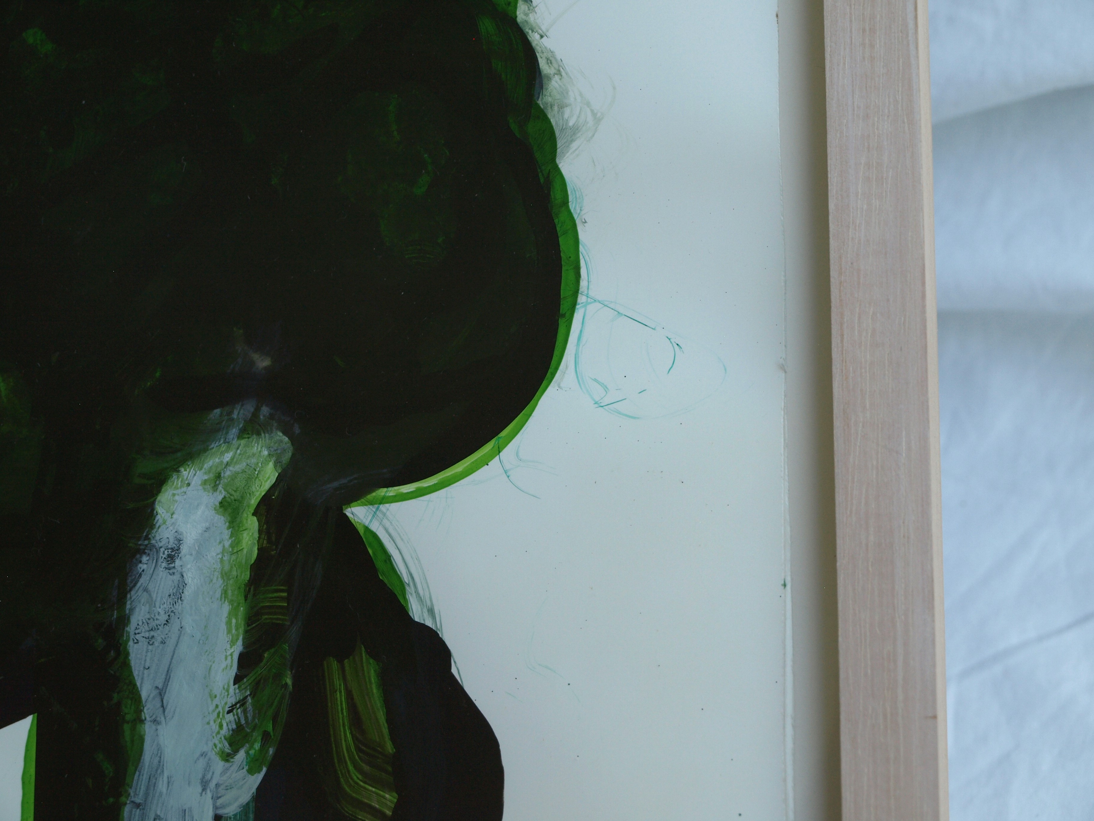 Kars Persoon - Glasverf op papier , Metamorphose II – gesigneerd & ingelijst – 1985  kopen? Bied vanaf 1!