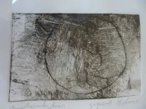 Anton Heyboer - Ets, titel Het Symbool van de onschuld. kopen? Bied vanaf 100!