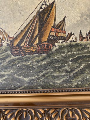 Niet of onleesbaar gesigneerd - Hollandse school - zee kopen? Bied vanaf 1!