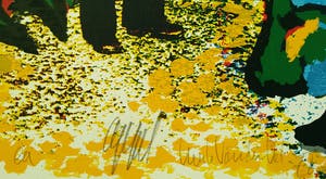 Karel Appel - Kleurenzeefdruk DE TOVENAAR Handgesigneerd. kopen? Bied vanaf 285!