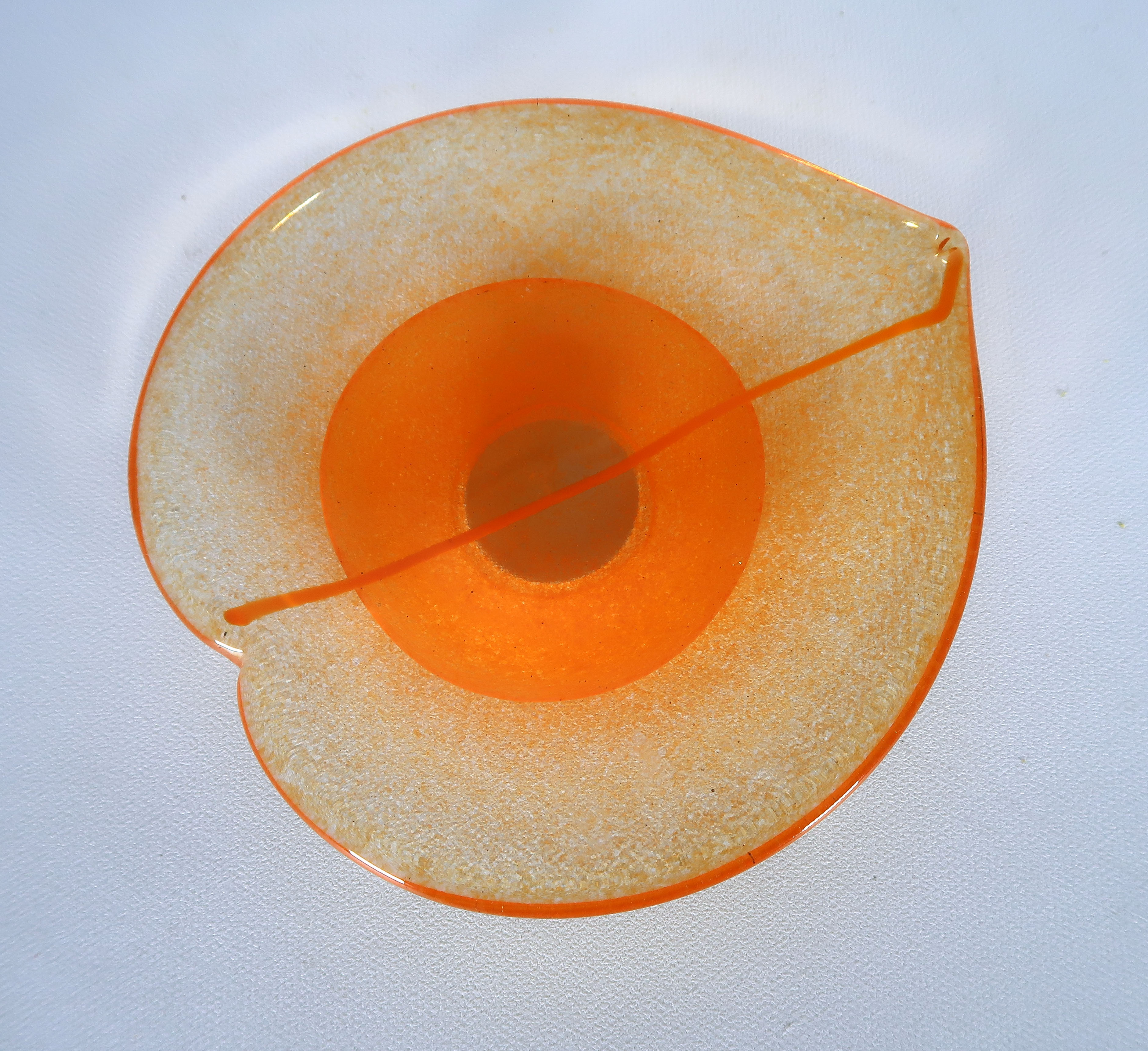 Kosta Boda - Glas, Gunnel Sahlin ''Leaf'' verkocht voor € 5!