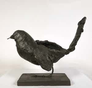 Ger Lataster - Grote opengewerkte bronzen vogel verkocht voor € 800!