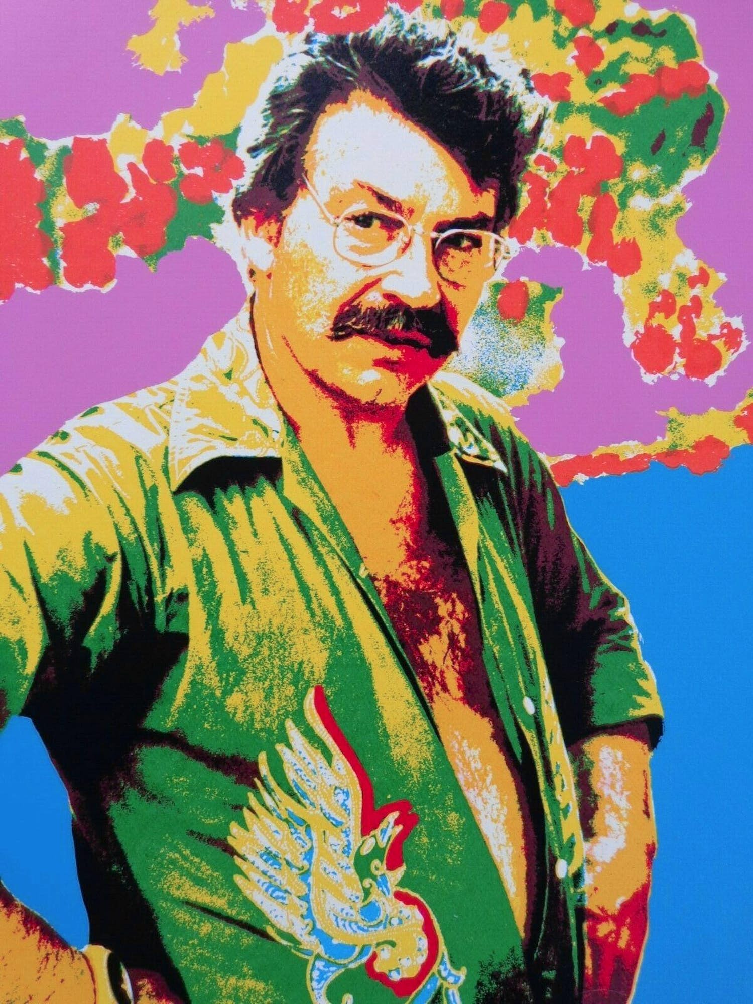 Karel Appel - ZELFPORTRET / KLEURZEEFDRUK / 75x60cm / DRUKPROEF kopen? Bied vanaf 110!