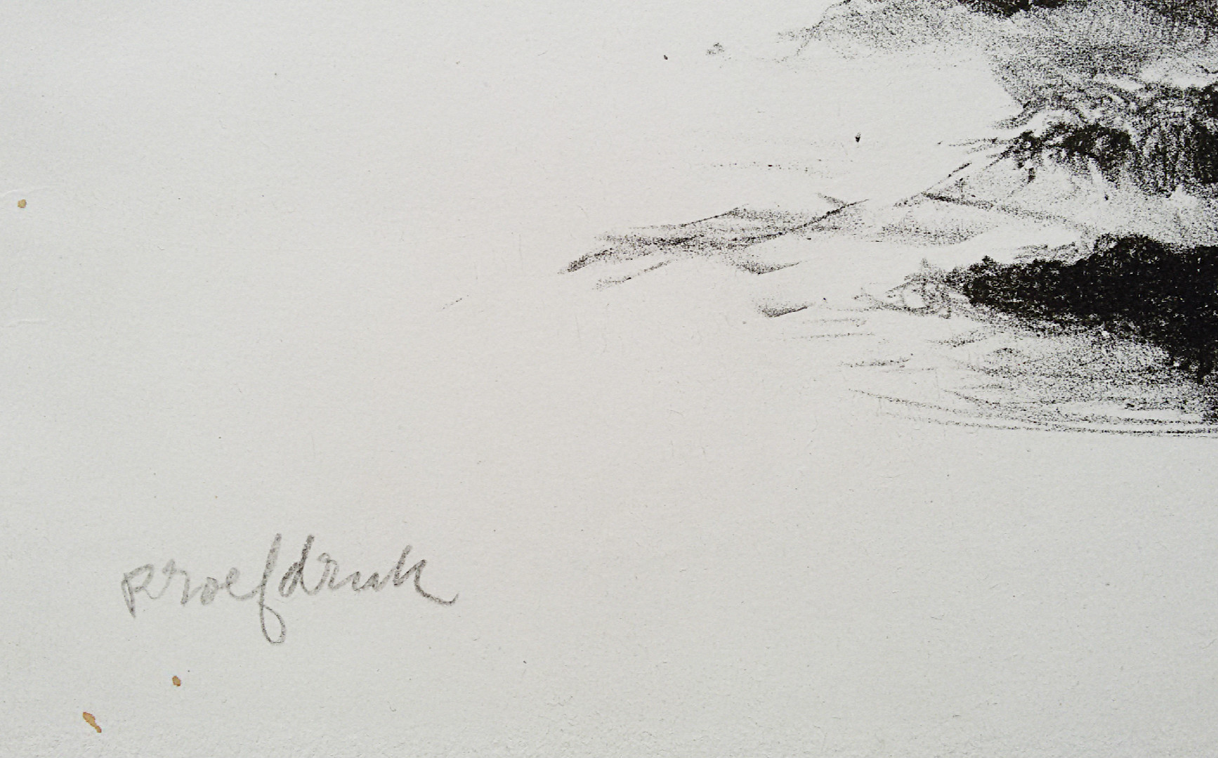 Jan Mensinga - Wolken, litho kopen? Bied vanaf 30!