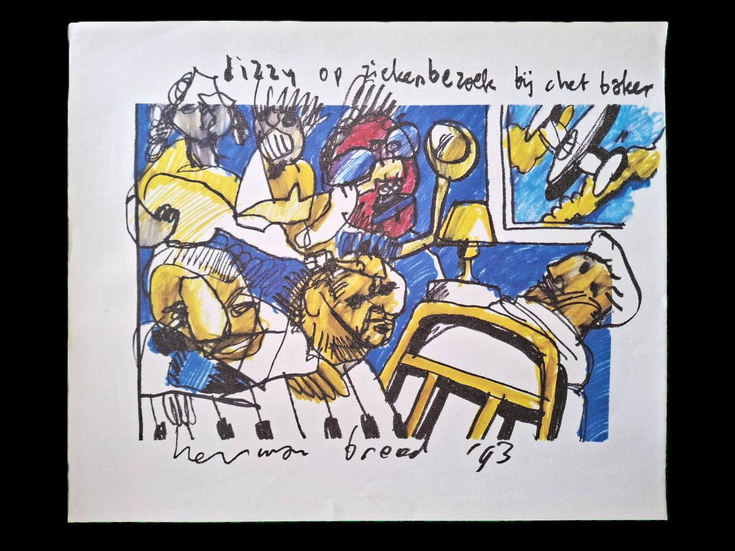 Herman Brood - "Popserie" - Dizzy op ziekenbezoek bij Chet Baker kopen? Bied vanaf 40!