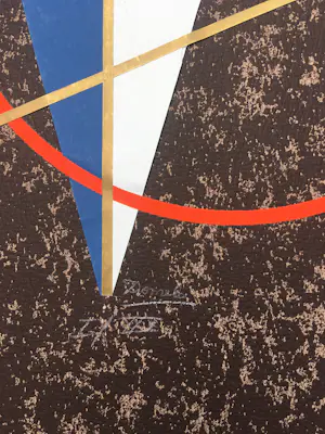 Cesar Domela - zeefdruk met collage-techniek op dik papier - gesigneerd. kopen? Bied vanaf 175!