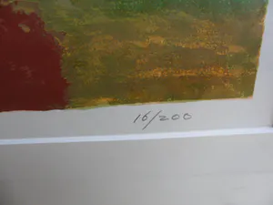 Rien Bout - Zeefdruk. Titel, Paisaje flotante no. 2 kopen? Bied vanaf 40!