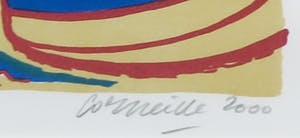 Corneille - Litho, L'oiseau et la mer - Ingelijst kopen? Bied vanaf 200!