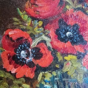 Henri Victor Le Fauconnier - Papavers in vaas kopen? Bied vanaf 270!