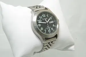 2- ZGAN edelstalen CITIZEN Promaster WR100 "military" automaat kopen? Bied vanaf 25!