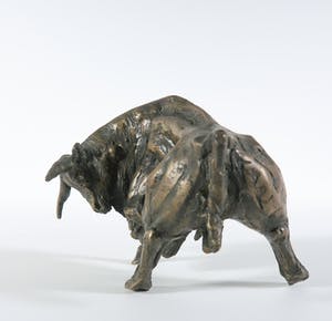 Jos Dirix - Brons, Aanvallende stier kopen? Bied vanaf 600!