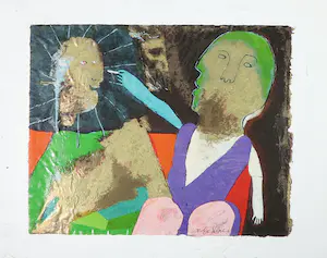 Wouter Stips - Zeefdruk, Zonder titel kopen? Bied vanaf 1!