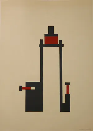 Barbara Kletter - Collage op papier, Zonder titel III kopen? Bied vanaf 50!