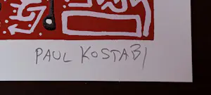 Paul Indrek Kostabi - “Sprkl Love”. Handgesigneerd. Nr. 84/100. kopen? Bied vanaf 50!