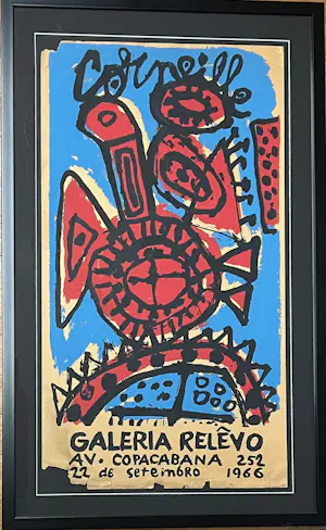Corneille - Zeldzame lithografische affiche uit 1966 Galeria RELEVO Ceres Franco kopen? Bied vanaf 500!