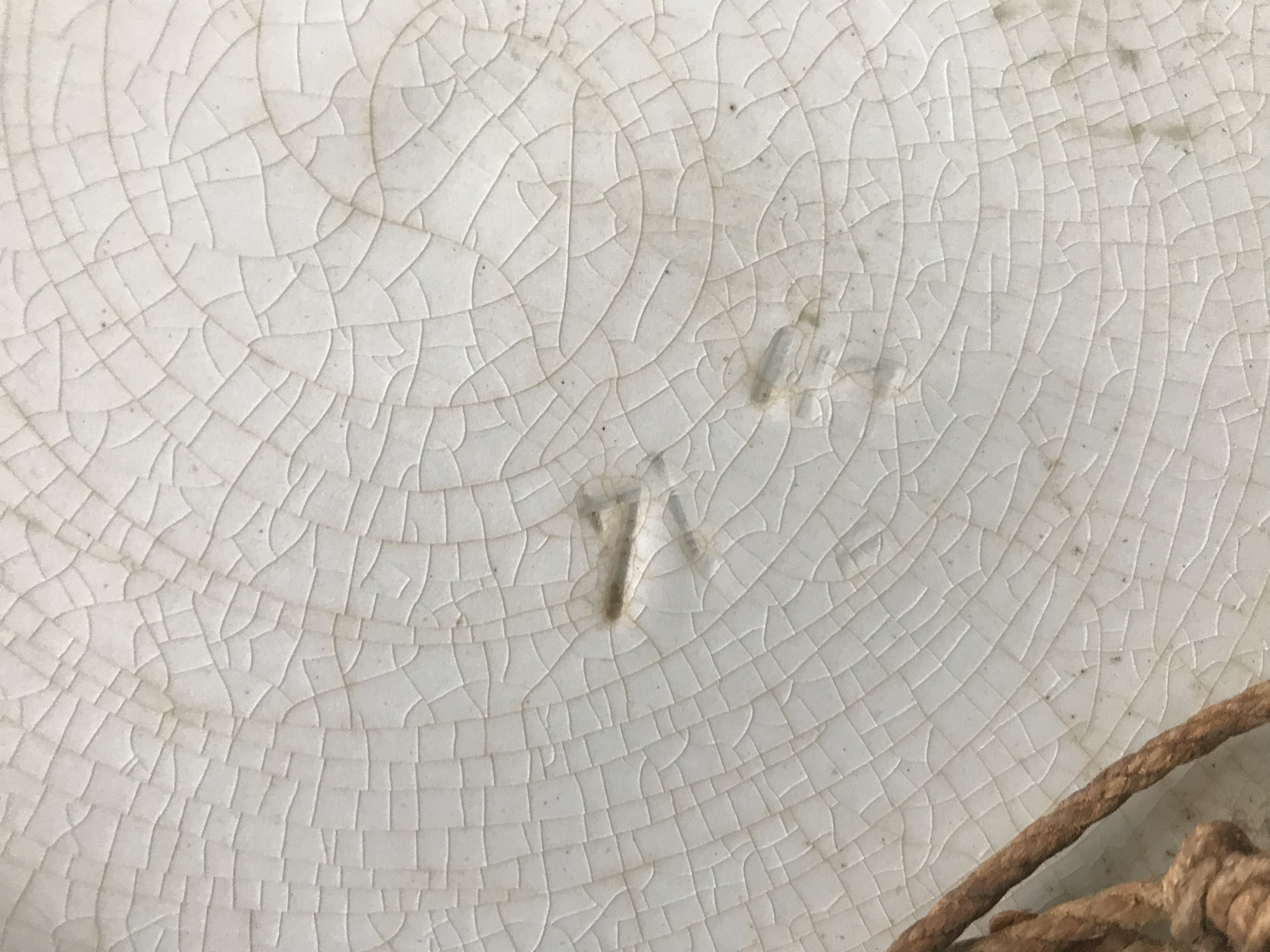 Firma Regout & Co - Antiek Handgeschilderd Bord / Schotel kopen? Bied vanaf 40!