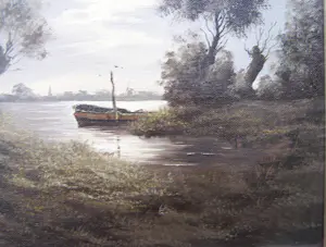 Willem Kroon - Hollands Polderlandschap kopen? Bied vanaf 60!