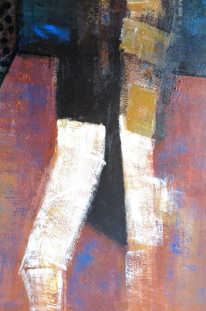 Niet of onleesbaar gesigneerd - ‘Little bird on your shoulder’ - Olieverf op 3D-doek - (groot!) kopen? Bied vanaf 1!