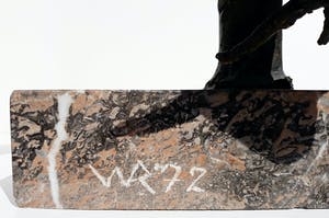 Wim Rijvers - Stervende geit, bronzen beeld (unica, volledig gedocumenteerd) kopen? Bied vanaf 495!