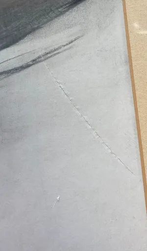 Huib Luns - Potlood- en krijttekening, Liggend naakt - Ingelijst kopen? Bied vanaf 70!