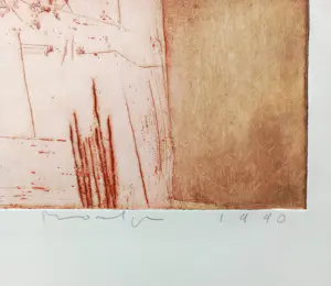 Jan Montyn - Gunung Merapi, aquatint ets kopen? Bied vanaf 125!