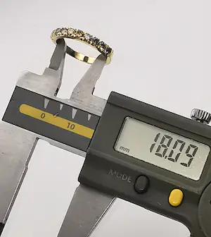Gouden ring met Briljant geslepen Diamanten kopen? Bied vanaf 290!