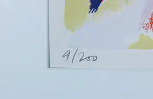 Jan Cremer - Zeefdruk, Tulpen 1 - Ingelijst kopen? Bied vanaf 175!