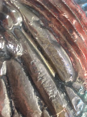 Corneille - Beschilderde zilveren plaquette, Z.T. Vogel kopen? Bied vanaf 350!