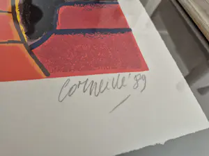 Corneille - litho 82/200 - gesigneerd rechtsonder en '89 (groot) kopen? Bied vanaf 695!