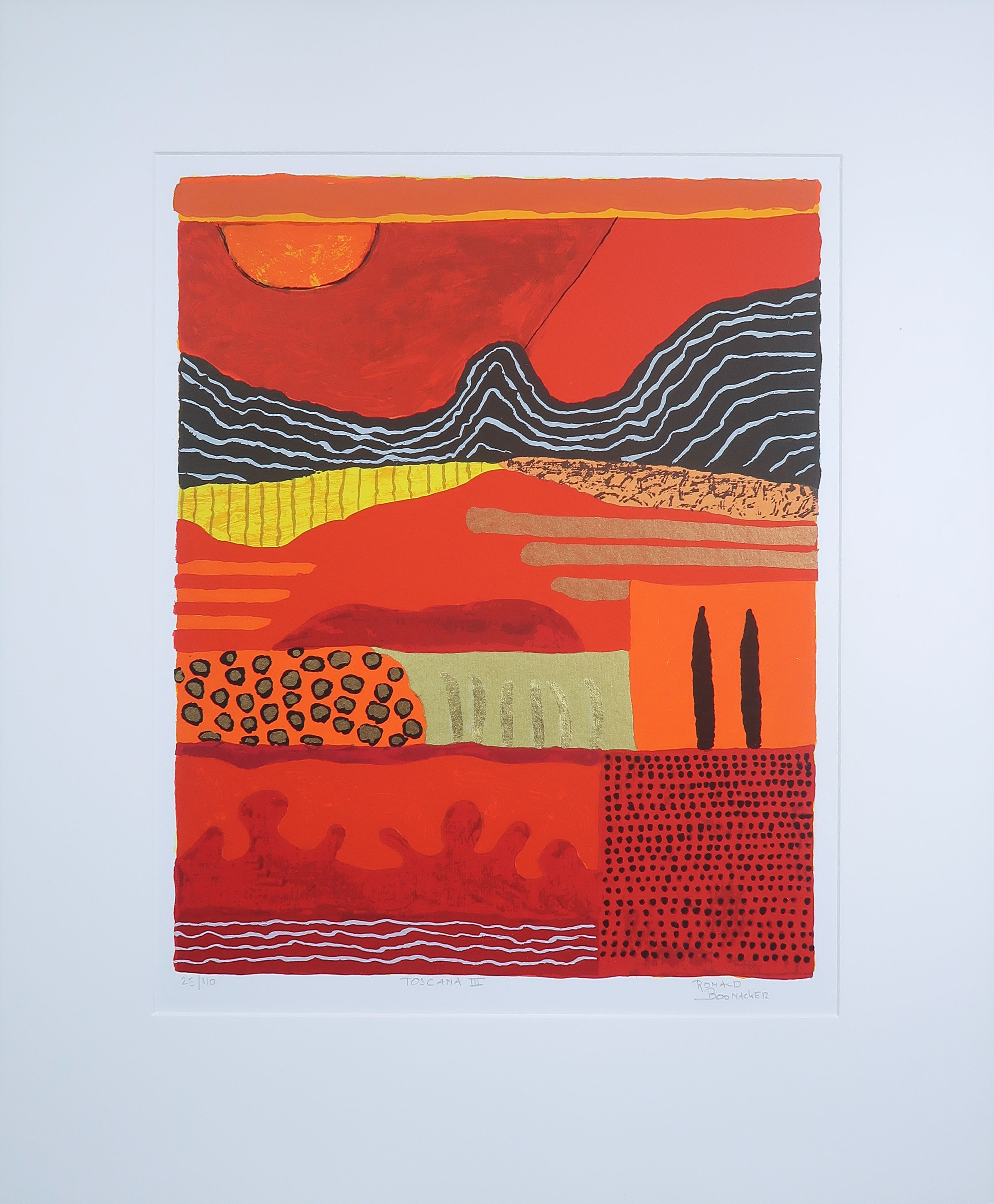 Ronald Boonacker - Zeefdruk, Toscana III kopen? Bied vanaf 1!