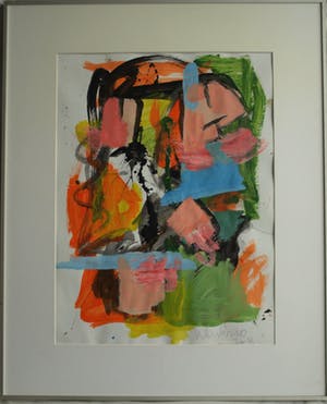 Peter Klashorst - Acrylverf op papier – Abstract werk – 70 x 50 cm - 2016 kopen? Bied vanaf 1!