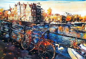 Elena Polyakova - Prinsengracht in Amsterdam verkocht voor € 65!