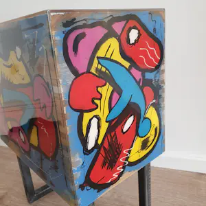 Christian van Hedel - Art Block S Blauw epoxy kopen? Bied vanaf 25!