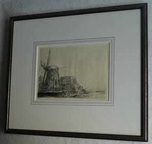 Theo Beerendonk - Rembrandt Harmensz van Rijn – ets, De Molen - De Omval - 1641 kopen? Bied vanaf 100!