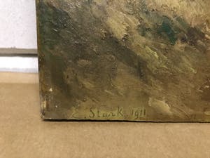 Elias Stark - Duinlandschap met persoon kopen? Bied vanaf 75!