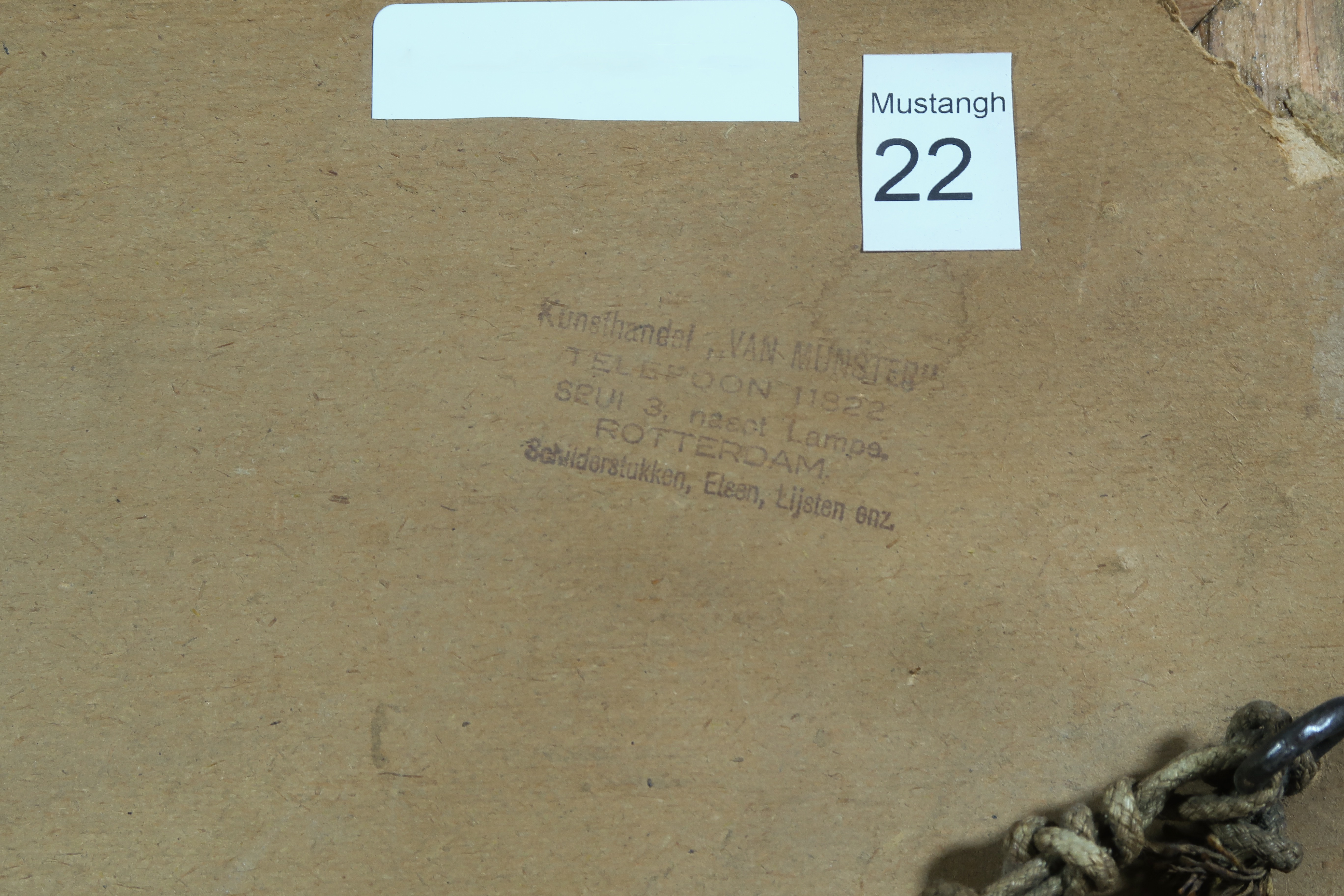 A.W. van Munster - Ets, Koningshaven - Ingelijst kopen? Bied vanaf 1!