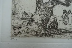 Marius Bauer - OOSTERLINGEN ONDER EEN BOOM kopen? Bied vanaf 50!