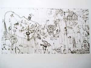 Sipke Huismans - Ets Herinnering aan de dierentuin verkocht voor € 35!