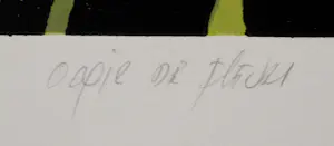 Fon Klement - Boardsnede: "copie de fleurs" - 1998 kopen? Bied vanaf 125!