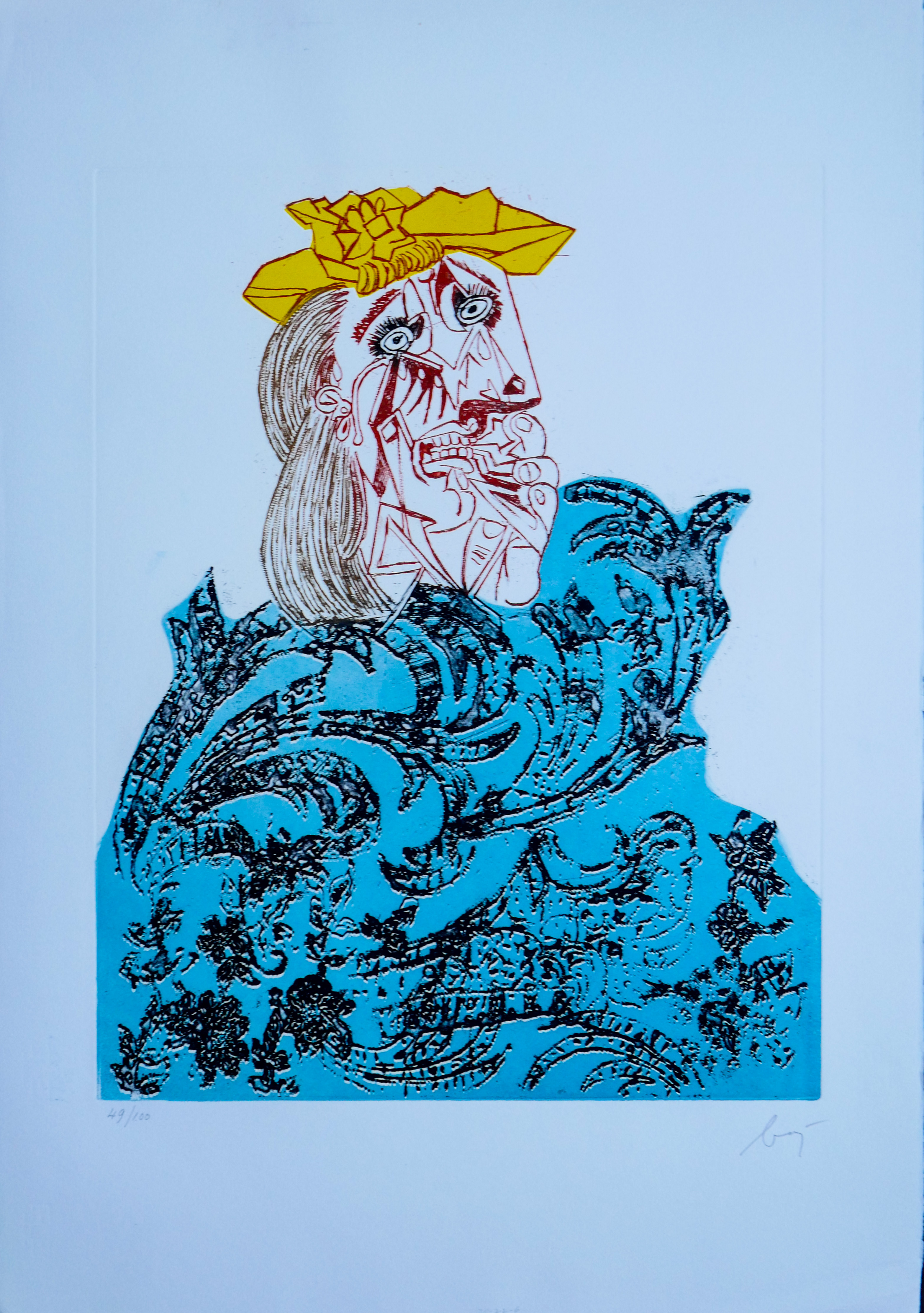 Enrico Baj - Vrouw in Tranen kopen? Bied vanaf 100!