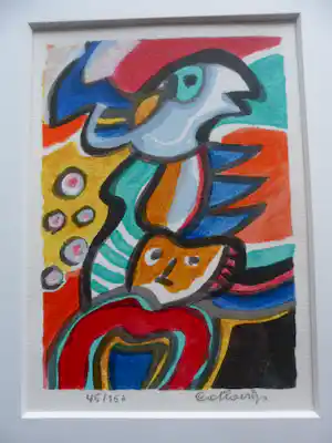 Jan Cobbaert - Zeefdruk, Zonder titel X - Ingelijs vendu pour 180€ !