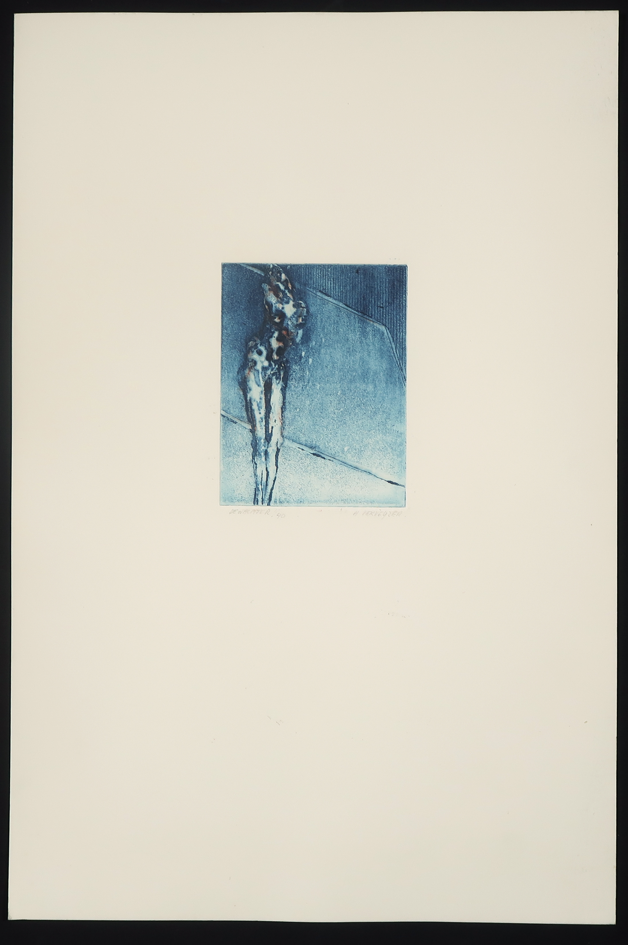 Henk Vierveijzer - Ets, De wachter kopen? Bied vanaf 1!