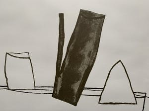 Klaas Gubbels - lithografie | 'Koffiekan met objecten op tafel' | 1987 (BIEDEN VANAF 1 EURO) kopen? Bied vanaf 1!