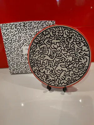 Keith Haring - Handgeschilderd porseleinen verzamelbord (Limited Edition) kopen? Bied vanaf 150!