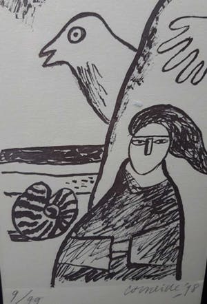 Corneille - Litho, handgesigneerd en ingelijst kopen? Bied vanaf 90!