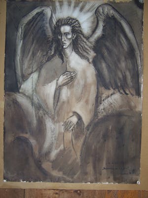 Lodewijk Schelfhout - Zelfportret als aartsengel Gabrièl kopen? Bied vanaf 200!