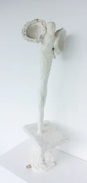 Johan Tahon - Sculptuur in gemengde techniek (gips, hout, touw verf), Zonder titel kopen? Bied vanaf 3000!