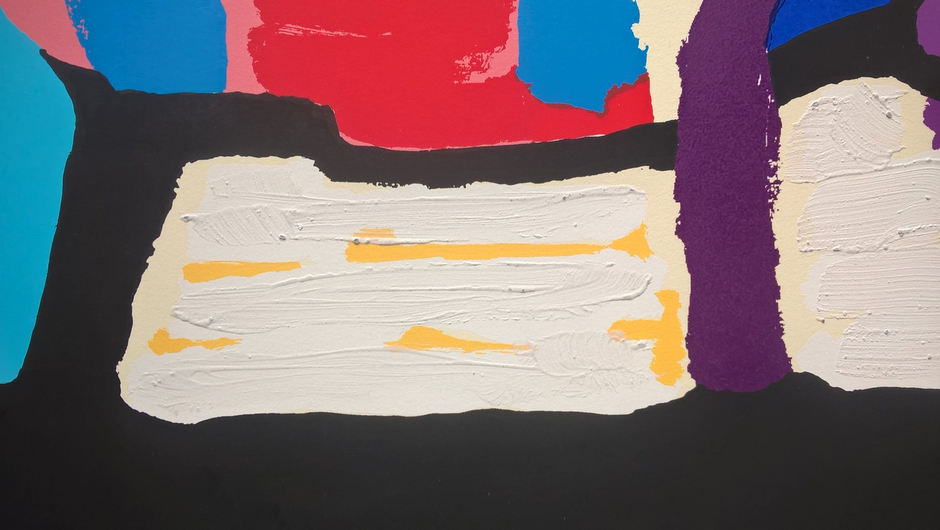 Karel Appel - Deux personnages - gesigneerde zeefdruk kopen? Bied vanaf 1000!