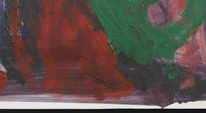 Franscz Witte - Acryl op stevig papier, Figuren kopen? Bied vanaf 1!